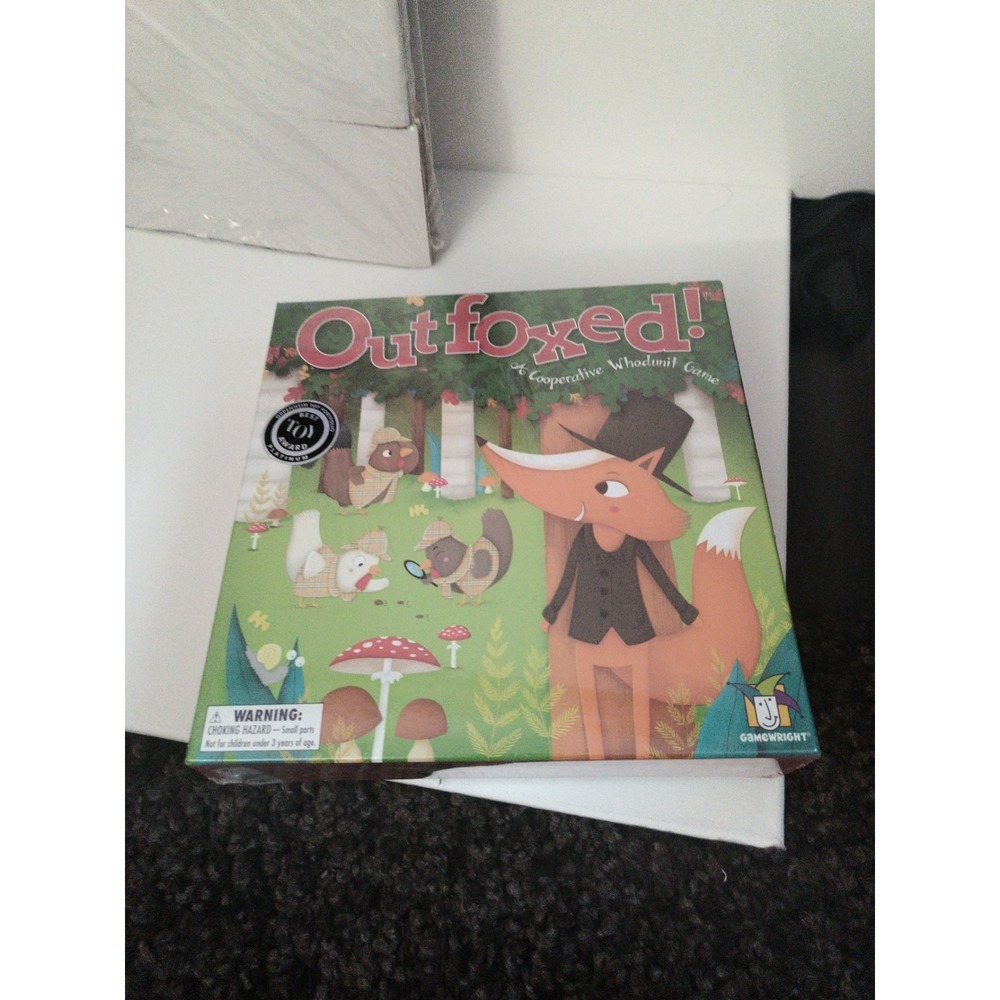 Outfoxed! Board Game 2015 Gamewright Cooperative Whodunit, Brand NEW & Sealed
